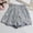Silver, variant on DuoJiaJ Women's Sequin Sparkle Elastic High Waist A Line Party Shorts Black L