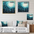 thumbnail image 4 of Designart "Blue And Black Minimalism Moon V" Abstract Collages Canvas Print, 4 of 5