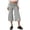 A-Light Gray128, variant on Women's Polka Dot Fold Waist Capri Flare Pants Wide Flare Cut Summer Daily Cropped Trousers