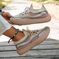 thumbnail image 5 of Breathable Lace Up Platform Casual Walking Shoes Comfortable Lightweight Sneakers for Everyday Wear Women's, 5 of 8