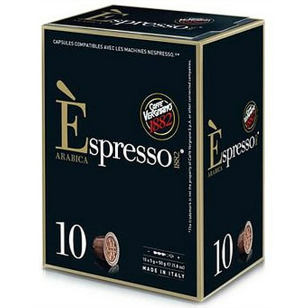 Caffe Vergnano Espresso Capsules for Nespresso Machines Arabica (50