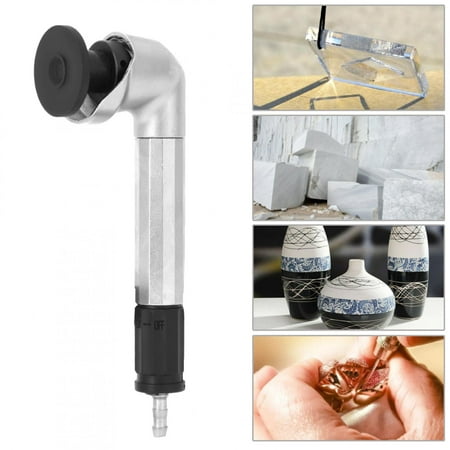 

Air Grinding Pen Low Noise 90 Degree Bend Air Micro Die Grinder 23500rpm Stone For Hand Ornaments Crafts Glass