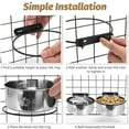 thumbnail image 3 of SSAWcasa 2Pcs Dog Crate Water Bowl No Spill, Stainless Steel Food and Water Bowls Hanging for Dog Cage, Crate, Kennel, Removable Coop Cage Cup for Large＆Medium Dogs, Pets - L (7.1x2.9''&6.3×2.5''), 3 of 7