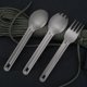 thumbnail image 5 of Vajilla Spork de titanio ultraligero portátil para acampar al aire libre senderismo Picnic Labymos Cuchara de titanio, 5 of 7