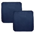 thumbnail image 1 of Funda de cojín para patio FLYMEI, impermeable, 25 x 25 x 13 cm, color azul, paquete de 2, 1 of 8