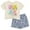 Toy story, beige / blue, variant on Disney Ariel T-Shirt and Twill Shorts Outfit Set Toddler