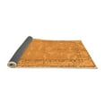 thumbnail image 2 of Ahgly Company Indoor Square Abstract Orange Modern Area Rugs, 6' Square, 2 of 4