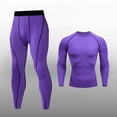 thumbnail image 4 of Blekii Men's Compression Workout Set, Tight Fit Running Tights & Top, Performance Moisture Wicking Sportswear, Gym Fitness Training Outfit, Speed Dry Exercise Gear, Enhanced Workout, 4 of 6