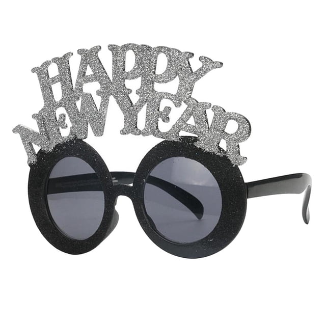 Novedad Gafas de fiesta de Año Nuevo Accesorios de fotos Celebraciones Fiesta de adultos para niños Baoblaze Feliz Año Nuevo Gafas de sol