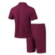 thumbnail image 4 of Eres Más Que una Camisa de Puntuación de Prueba de Color Sólido Casual con Cuello, Bolsillo con Botones de Manga Corta, 4 of 9