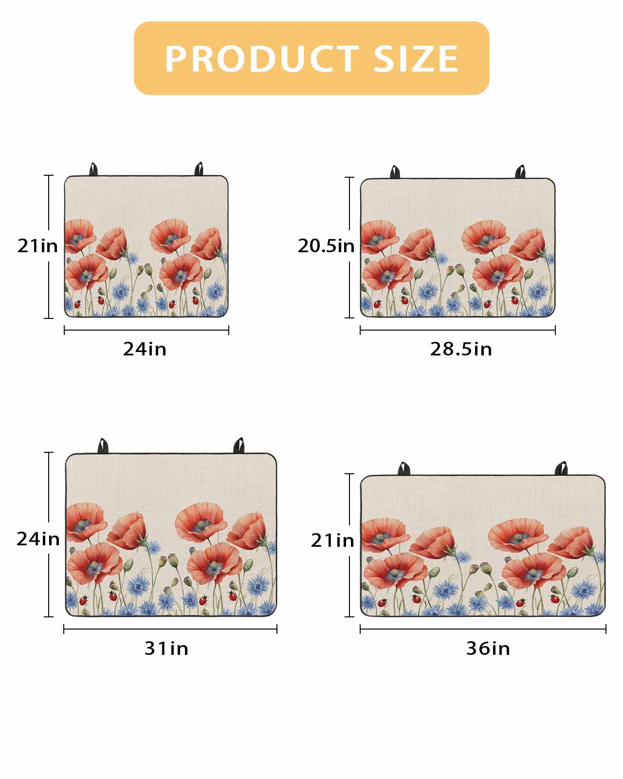 nqOlkjepod Large Induction Cooktop Protector Mat 24"x21", Independence Day Stove Top Covers for Electric Stove, Vintage Red Blue Botanical Floral Stove Burner Cover Mats, Glass Top Stove Cover