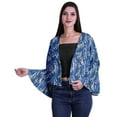 thumbnail image 1 of Moomaya Cardigan d'Été Court à Manches Cloche Imprimé devant Ouvert pour Femmes, 1 of 1