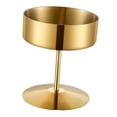 thumbnail image 2 of Taza de postre de acero inoxidable Tazón de helado de base alta Tazón de helado de metal Pudín Oro 200ML, 2 of 9