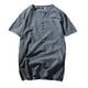 thumbnail image 2 of pstuiky Mangas cortas para hombre, Suéter casual de manga corta con cuello en V y cuello en V para hombre camisas casuales para hombre xl, 2 of 4