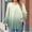 Green, variant on Long Sleeve Womens T Shirts Fall Winter Oversized Womens Tops Fancy Gradient Color Casual Pleated Pink Shirts,XL