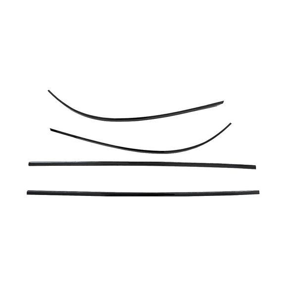 4pcs Car Rear Bumper Trim Exterior Mouldings For L 2022 2023 Auto Accessories Back Lip Protection G