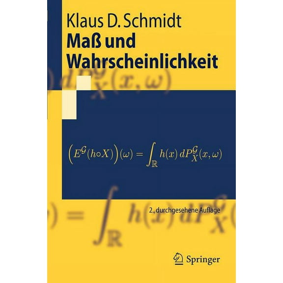 Springer-Lehrbuch Maß Und Wahrscheinlichkeit, (Paperback)