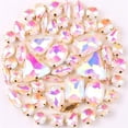 thumbnail image 1 of Yazoeia 50 Pcs Mix Shapes Sew On Crystal Rhinestone, Claw Flatback Crystal Rhinestones, Flatback Claw Setting Glass Sew On Crystal Rhinestone for DIY Crafts, Clothes, Costume, Dress, and, 1 of 5