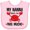 AD-Pink, variant on Inktastic Nanny Loves Me Grandson Boys or Girls Baby Bib