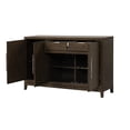 thumbnail image 4 of Benjara Cora 56" Sideboard Buffet Server- 3 Door Cabinets- Metal Handles- Brown, 4 of 5