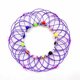 thumbnail image 1 of Kid Mandala Fidget Toys Cesta de flores Anillo de acero Juguete antiestrés (Púrpura) Tmvgtek Nuevos Originales, 1 of 9