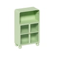 thumbnail image 4 of Bathroom Floor Cabinet, 45" H Storage Cabinet with Glass Door and Shelves, Freestanding Display Cabinet for Bathroom Living Room Kitchen Hallway Home Office, 4 of 9