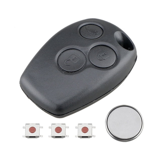 MYG Étui à Clé de Voiture à 3 Boutons pour Clio pour Modus pour Kangoo pour Master