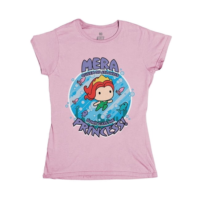 Playera Fan Army Justice League Talla 8 mera manga corta rosa
