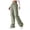 Army Green, variant on Wlynlyn Jeans Pants for Women Drawstring Elastic Waisted Wide Leg Denim Pants Pull on Lightweight Baggy Cropped Jeans