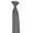 Gray, variant on Multipurpose Solid Color Clip On Neck Tie for Everyday Wear and Special Event