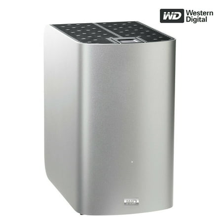 Western Digital 3.5in 4TB My Book Thunderbolt Duo External Dual Hard Drive with RAID - WDBUPB0040JSL, Silver