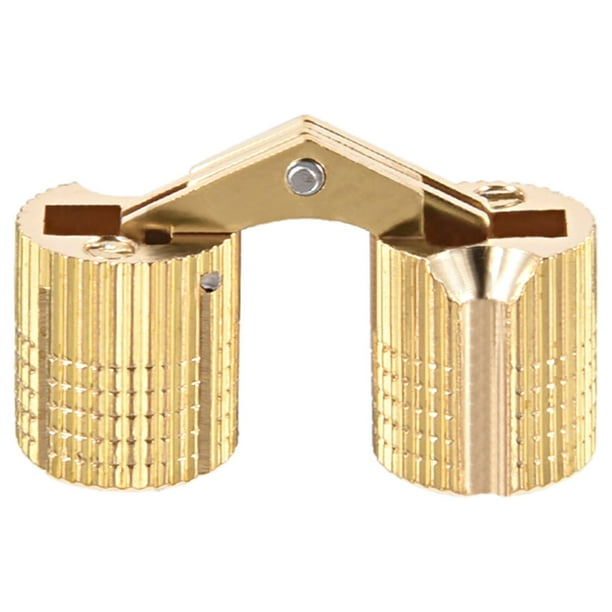 Bisagra de Muebles Invisible Cilíndrica de 12 mm Única de Bargains 2 Pcs