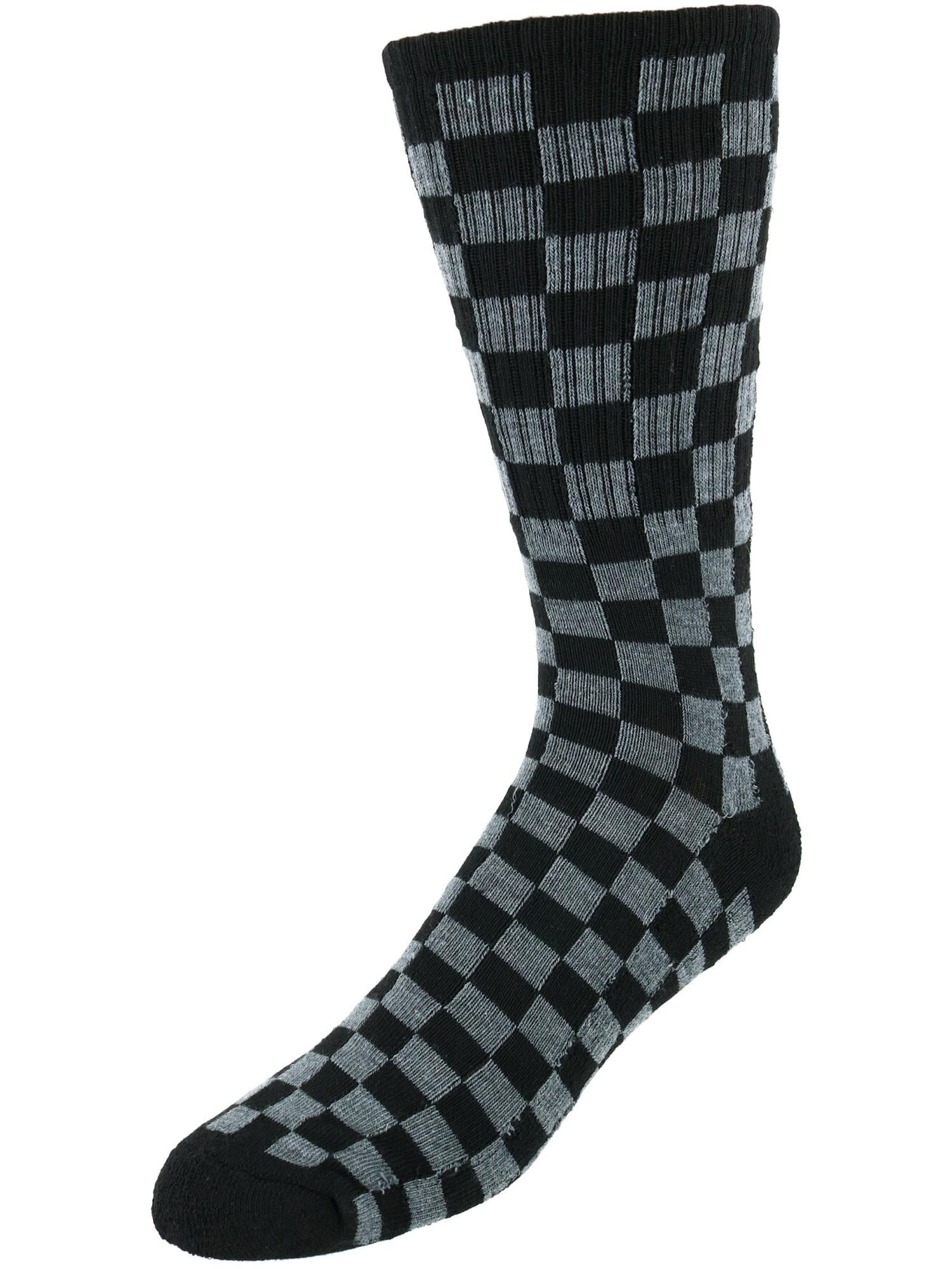Mad Toro - Mad Toro Cotton Blend Race Flag Checkered Socks (Men's ...
