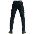 thumbnail image 4 of Pantalon de Moto Anti-Chute avec Équipement de Protection Jeans de Course Tout-Terrain en Denim Imperméable, 4 of 11
