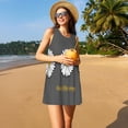 thumbnail image 3 of Disketp Keep Life Simple Daisy Flower para Vestido sin Mangas para Mujeres, Vestidos de Verano para Mujeres, Casual y Holgado para la Playa, 3 of 7