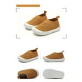 thumbnail image 4 of Dakaela Toddler Boy Girl Mesh Sneakers 3-12Months Baby Knitted Walking Slip on Shoes 3T 4T Little Kid Breathable Soft Sole Outdoor Shoes Yellow Size 7, 4 of 7