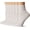 White, variant on Hue Women's Mini Crew Sock 6-Pack, White, One Size