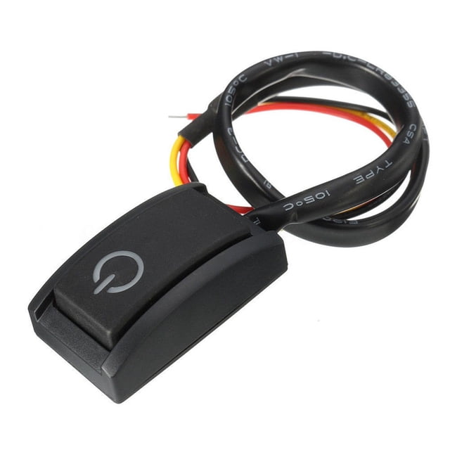 Scienceny Botón pulsador Interruptor de luz Controlador de pestillo Instalación práctica Suministros para automóviles Seguridad profesional Accesorios Paneles de instrumentos para automóviles Scienceny VI019720-00