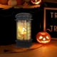 thumbnail image 4 of Decoraciones de Halloween, mini linternas de Halloween, adecuadas para centros de mesa, adecuadas para decoraciones de interiores de Halloween, decoraciones de mesa central, pilas incluidas, lámpara p, 4 of 4