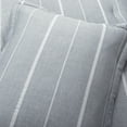 thumbnail image 5 of Lush Decor Classic Farmhouse Woven Striped Comforter Set, 3 Piece Set, Full/ Queen, Blue & Off White - Farmhouse Bedding Set - Chalk Stripe Comforter - Yarn Dyed - Blue Bedroom Decor, 5 of 7