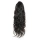 thumbnail image 2 of Extensiones de cola de caballo con Clip de garra, postizo ondulado de 12 ", cola de caballo corta de una pieza para mujeres, cabello humano ondulado negro Natural, 2 of 5
