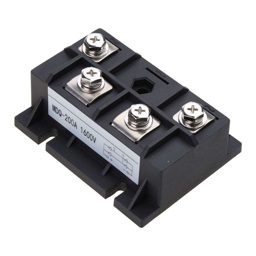 WINDLAND Single-Phase Diode Bridge Rectifier 200A 1600V Copper Base High Power AC to for