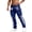 Blue, variant on Men's USA Print American Flag Print Cargo Pants Casual Stretch Pants for 4th Of July Patriotic Wear
