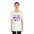 thumbnail image 3 of Women's Men's Happy 4th of July Wine Glass Drinking Shirt, 3 of 8
