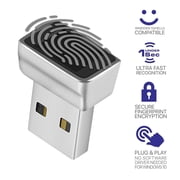 Portable USB Fingerprint Reader, Identification Matching Biometric , 360 degree Touch, Sign- Device, Speedy Matching