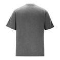 thumbnail image 5 of S-5X Mens Big & Tall T-Shirts with Pocket Plus Size Short Sleeve T Shirts Button Stand Collared Pullover Casual Solid Basic Tees Tops, 5 of 6