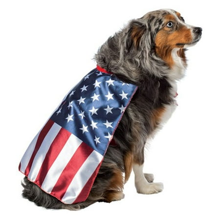 USA Flag Dog Cape Costume