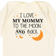thumbnail image 4 of Inktastic I Love My Mommy to the Moon and Back Boys or Girls Long Sleeve Baby Bodysuit, 4 of 5