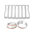 thumbnail image 5 of 9Pcs Front Grille Trim Inserts Grill Cover for Wrangler JL JLU Sports 2018-2023 Chrome Headlight De, 5 of 5