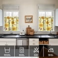 thumbnail image 4 of Vintage Floral Farmhouse Curtains 24" Short - 3 Panel Boho Country Set with Rustic Wildflowers, Rod Pocket, 4 of 6